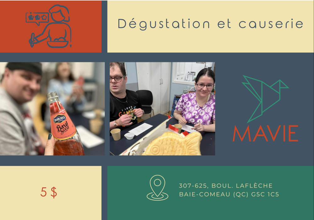 Dégustation et causerie (MAVIE)
