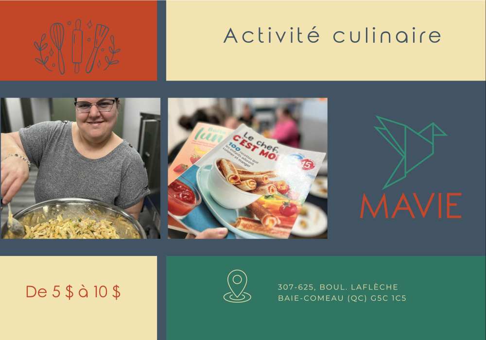 Activité culinaire (MAVIE)